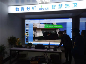 Mosaic screen case of Miluo Xinrui Environmental Service Company