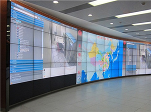 5x14 LCD splicing screen case of Bank of Beijing branch