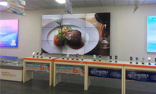 天津中国联通营业厅液晶拼接屏项目